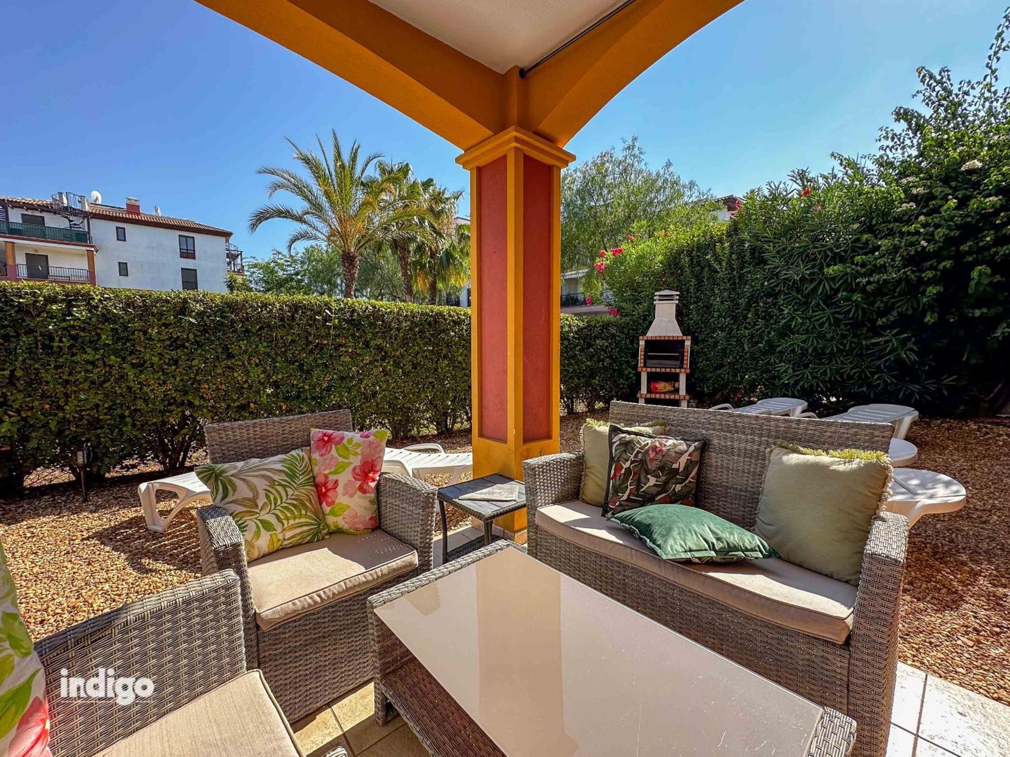 阿亚蒙特Con Jardin Y Acceso A La Piscina.公寓 外观 照片